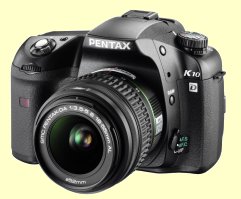 Pentax K10D Vorderseite